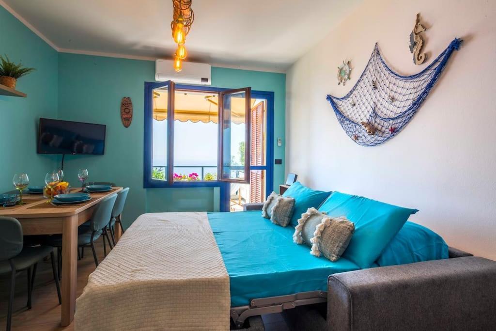 Il Grande Blu - Vista Panoramica Sul Golfo Daire Ospedaletti Dış mekan fotoğraf